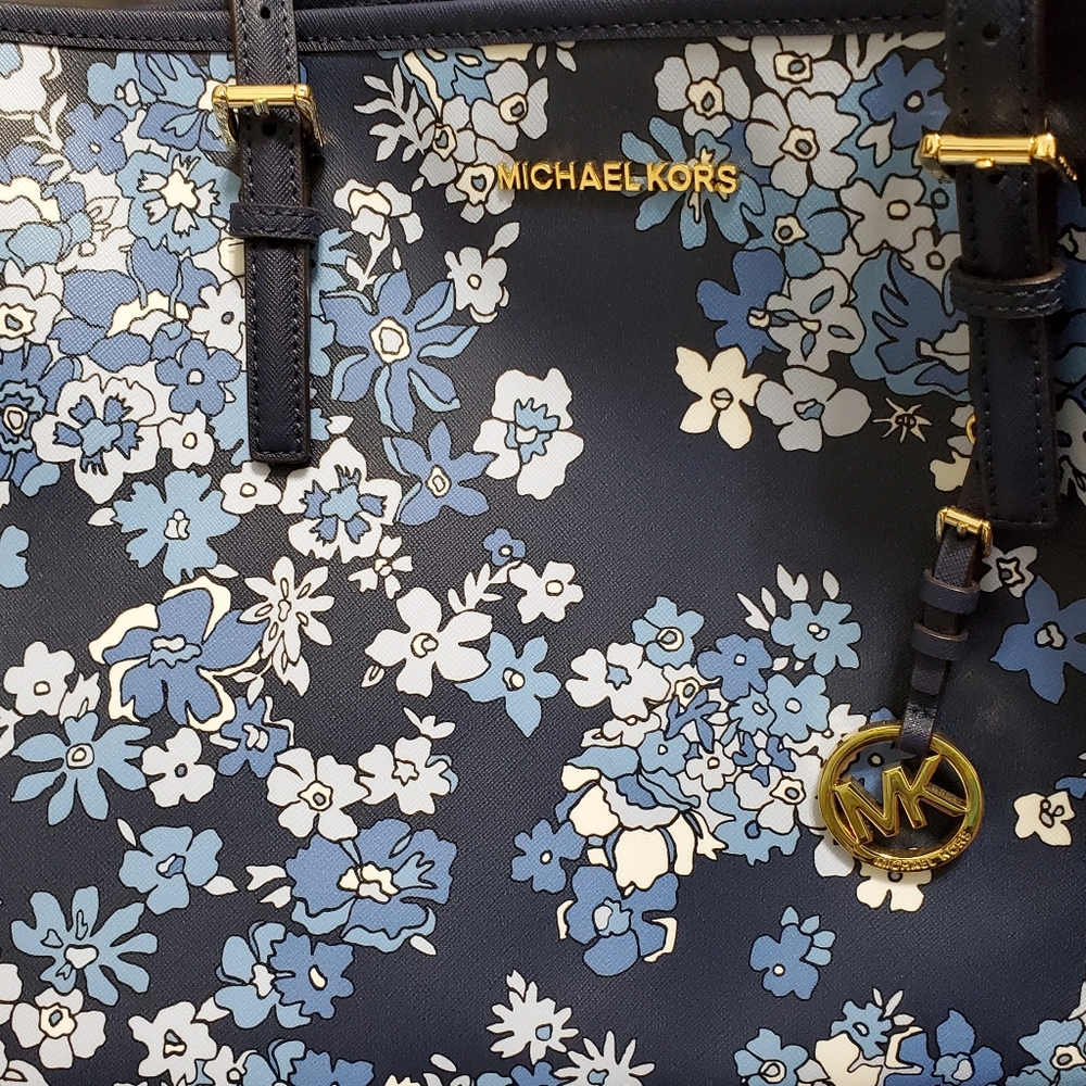 Michael Kors floral tote